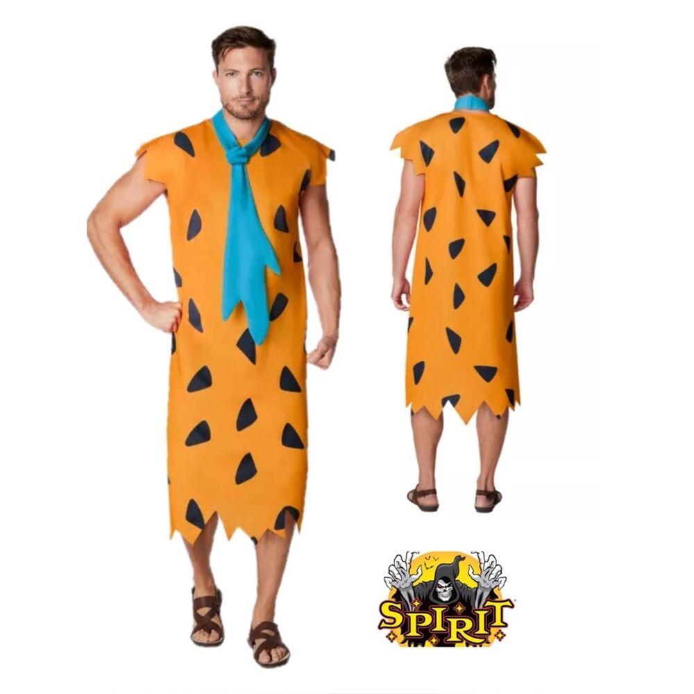 Adult Fred Flintstone Plus Size Costume. Size XXL